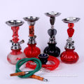 Hot Sales Custom LOGO Red Black Hookah Finished Set Glass Shisha Hookah with Factory Outlet